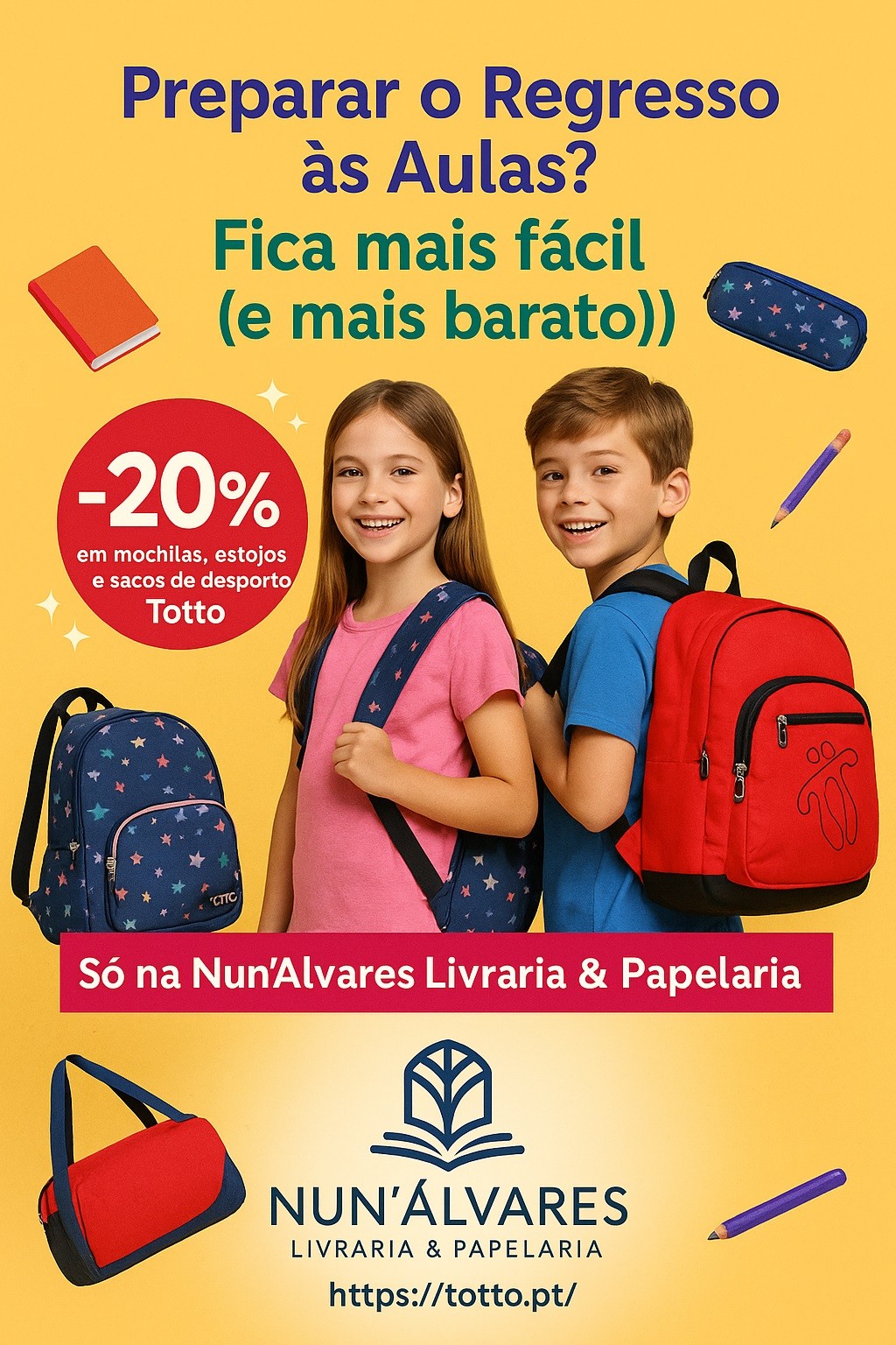 Aproveita 20% de desconto! 